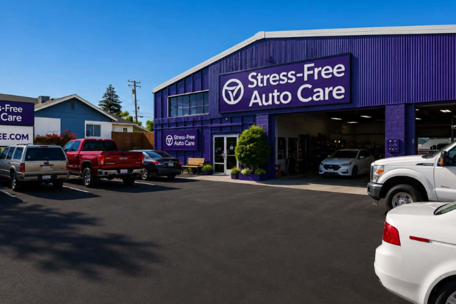 Stress-Free Auto Care Sacramento shop exterior