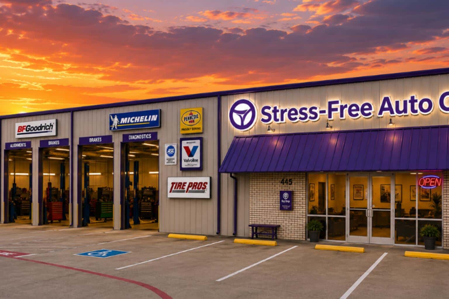 Stress-Free Auto Care Terrell shop exterior
